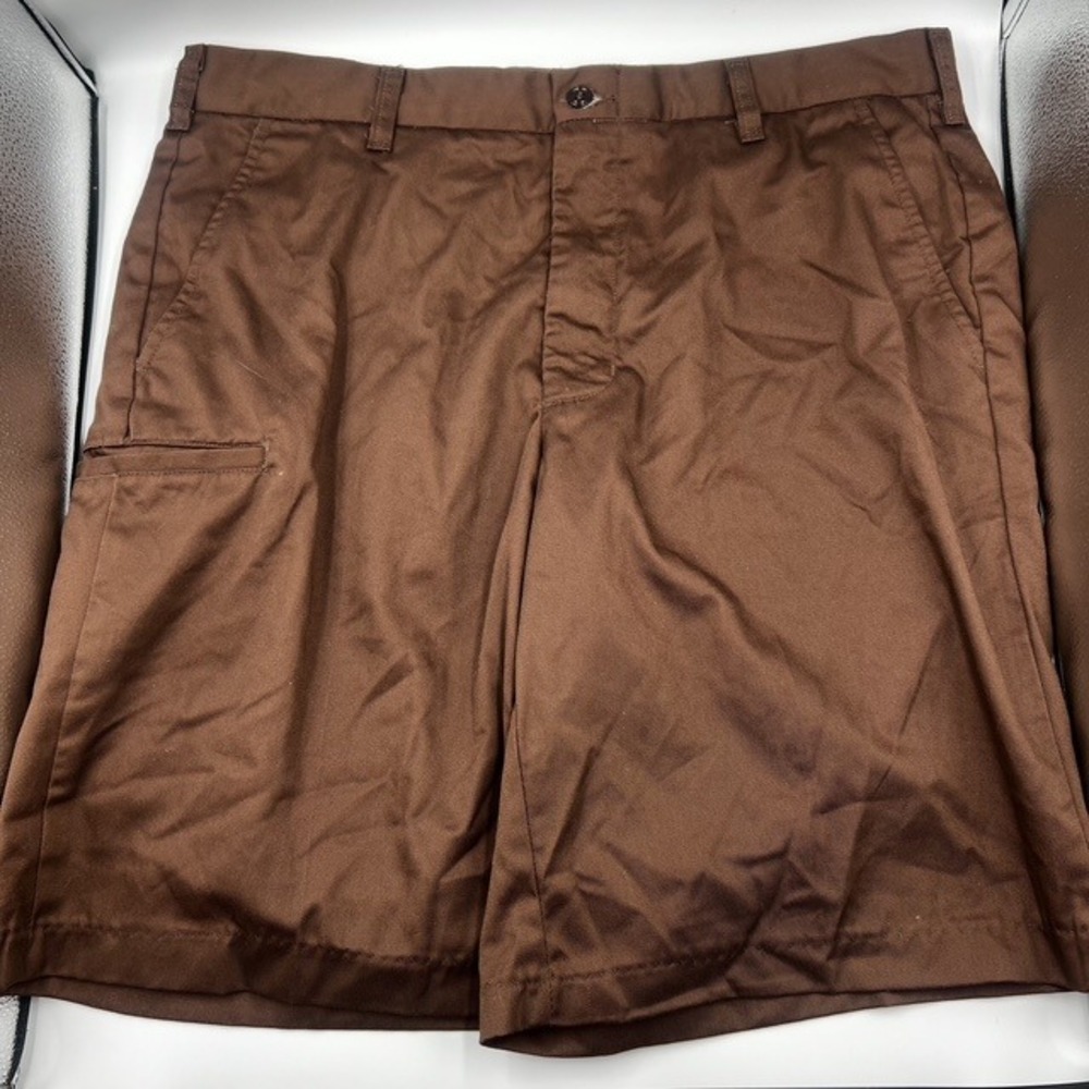WearGuard UPS Men's Size 38 Brown 10" Utility Work Shorts with Cargo Pocket